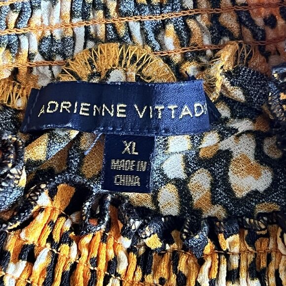 Adrienne Vittadini Top Women’s Shirt Sz X-large Stretchy Going Out Career Preppy - Picture 5 of 9